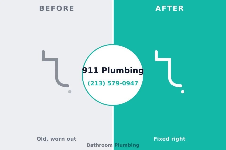 Before and after: plumbing company Jefferson City, MO